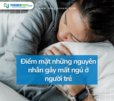 Điểm mặt những nguyên nhân gây mất ngủ ở người trẻ - Thế Giới Nệm