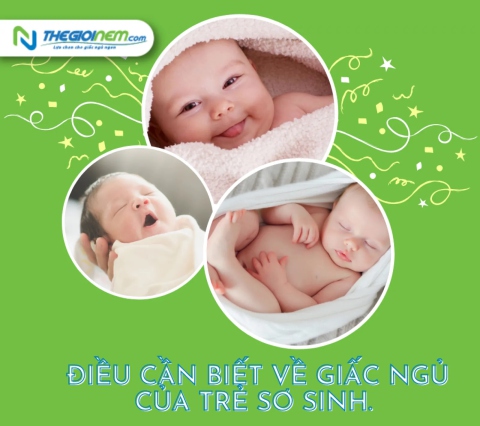 Điều cần biết về giấc ngủ của trẻ sơ sinh. 