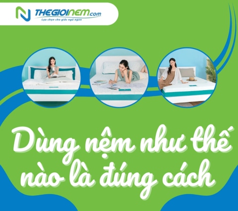 Dùng nệm như thế nào là đúng cách 