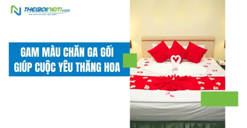 Gam màu chăn ga gối giúp cuộc yêu thăng hoa