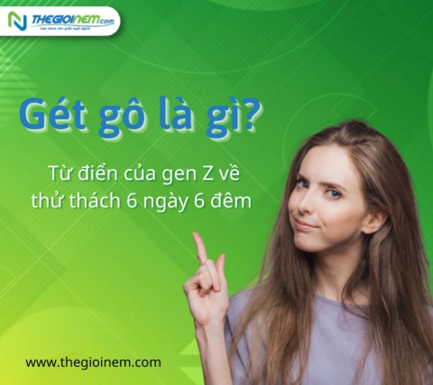 Gét gô là gì? - Từ điển của gen Z về thử thách 6 ngày 6 đêm