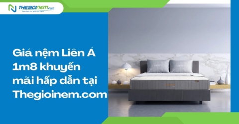 Giá nệm Liên Á 1m8 khuyến mãi hấp dẫn tại Thegioinem.com