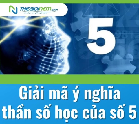 Giải mã ý nghĩa thần số học của số 5 - Thế Giới Nệm