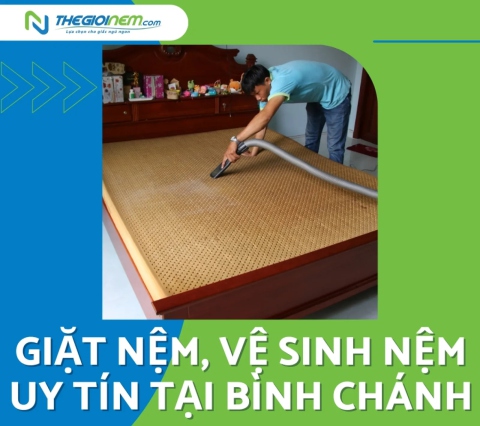 Giặt nệm, vệ sinh nệm uy tín tại Bình Chánh