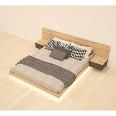 Giường bay đèn led kèm tab Tatana MDF040 giảm 20% tại Thế Giới Nệm