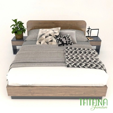 Giường Gỗ Tatana MDF016 Khuyến Mãi Hấp Dẫn tại Thegioinem.com