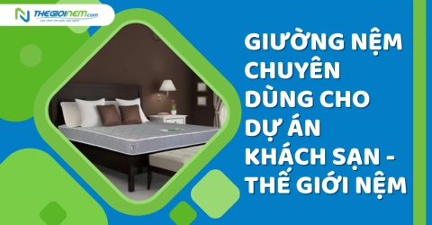 Giường nệm chuyên dùng cho dự án khách sạn - Thế Giới Nệm