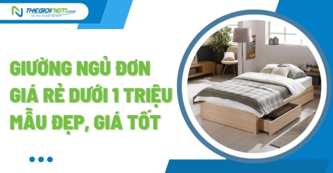 Giường ngủ đơn giá rẻ dưới 1 triệu mẫu đẹp, giá tốt