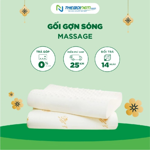 Gối Gợn Sóng Massage Đồng Phú