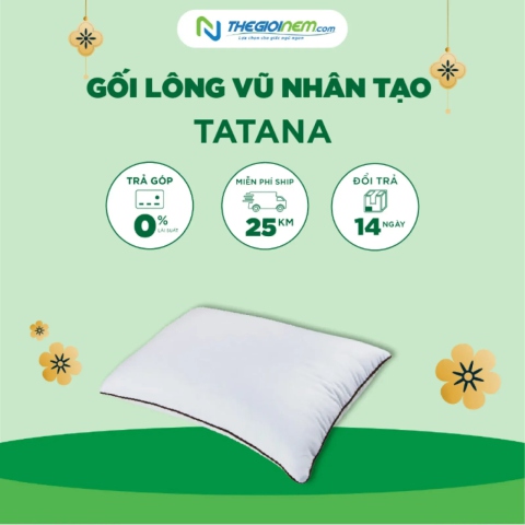 Gối Lông Vũ Nhân Tạo TATANA Cao Cấp Tại Thegioinem.com