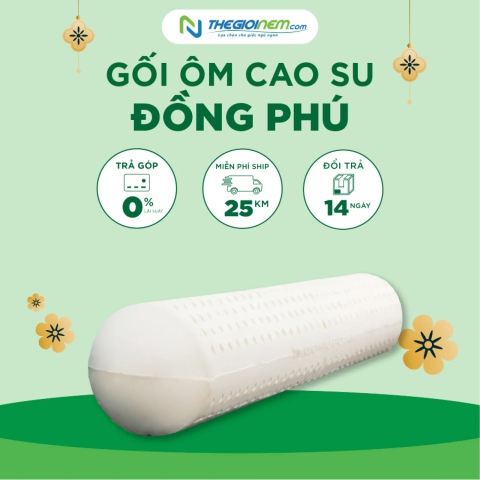 Gối Ôm Cao Su Đồng Phú