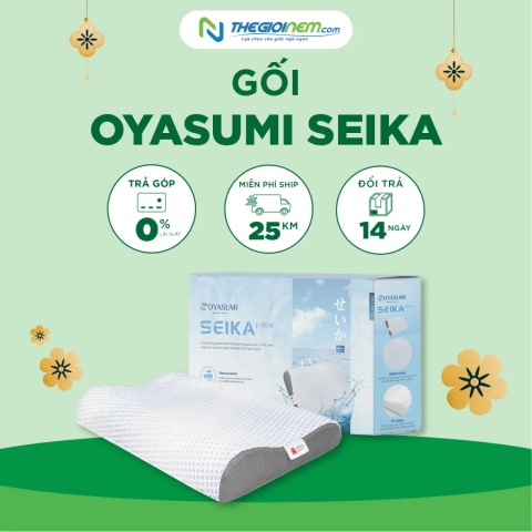 Gối Oyasumi Seika Khuyến Mãi 15% | Thegioinem.com