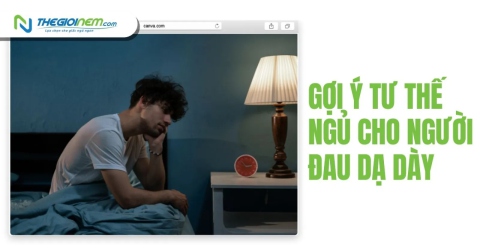 Gợi ý tư thế ngủ cho người đau dạ dày