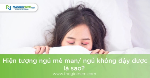 Hiện tượng ngủ mê man/ ngủ không dậy được là sao? - Thegioinem.com