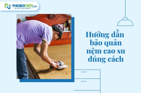 Cách Bảo Quản Nệm Cao Su Đúng, Bền Đẹp | Thegioinem.com