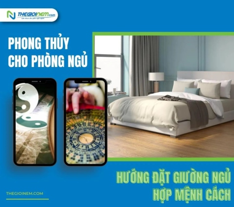 Hướng dẫn đặt giường ngủ hợp mệnh | Thegioinem.com