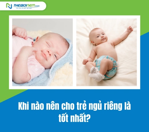 Khi nào nên cho trẻ ngủ riêng là tốt nhất?