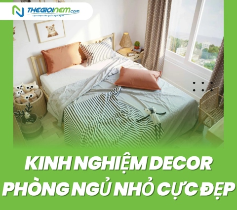 Kinh nghiệm decor phòng ngủ nhỏ cực đẹp