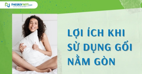 Lợi ích khi sử dụng gối nằm gòn