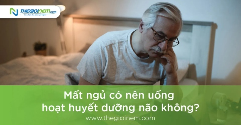 Mất ngủ có nên uống hoạt huyết dưỡng não không?  - Thegioinem.com