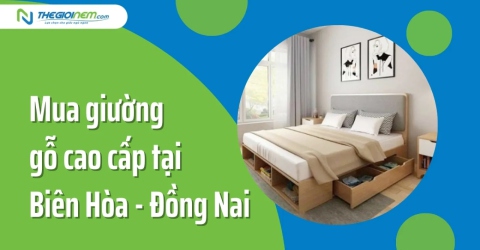 Mua giường gỗ cao cấp tại Biên Hòa - Đồng Nai