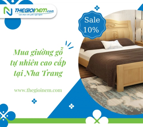 Mua giường gỗ tự nhiên cao cấp tại Nha Trang