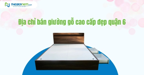 Địa Chỉ Bán Giường Gỗ Cao Cấp Đẹp Quận 6 | Thegioinem.com