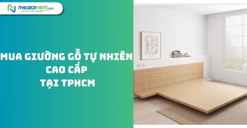 Mua Giường Gỗ Tự Nhiên Cao Cấp Tại TPHCM