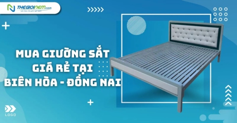 Mua giường sắt giá rẻ tại Biên Hòa - Đồng Nai | Thegioinem.com