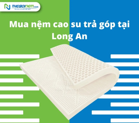 Mua nệm cao su trả góp tại Long An | Thegioinem.com