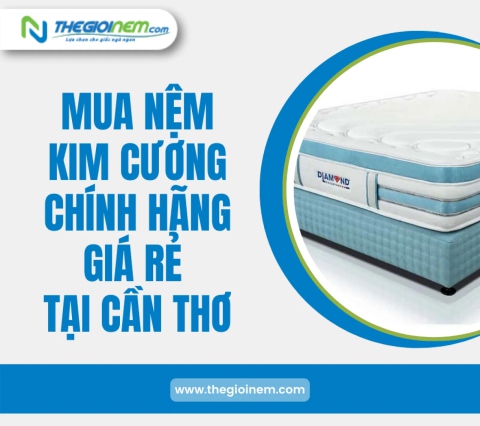 Mua nệm Kim Cương giá rẻ Cần Thơ - Theigioinem.com