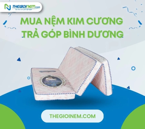 Mua nệm Kim Cương trả góp Bình Dương | Thegioinem.com