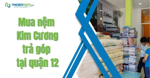 Mua nệm Kim Cương trả góp tại quận 12