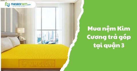 Mua Nệm Kim Cương Trả Góp Tại Quận 3 | Thegioinem.com