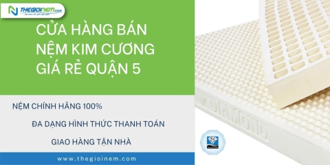 Cửa Hàng Bán Nệm Kim Cương Giá Rẻ Quận 5 | Thegioinem.com