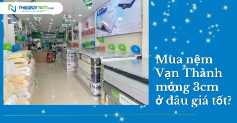 Mua nệm Vạn Thành mỏng 3cm ở đâu giá tốt?