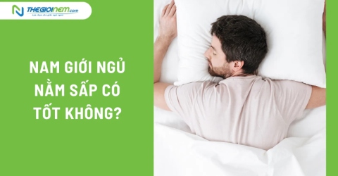 Nam giới ngủ nằm sấp có tốt không?