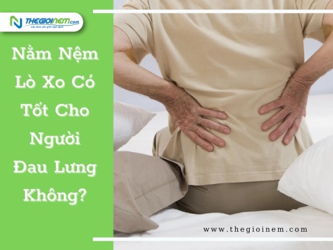 Nằm Nệm Lò Xo Có Tốt Cho Người Bị Đau Lưng Không? | Thegioinem.com