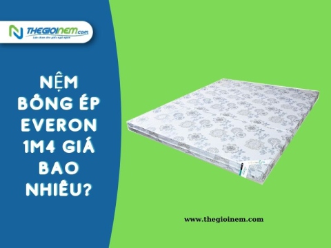 Nệm Bông Ép Everon 1m4 Giá Bao Nhiêu? | Thegioinem.com