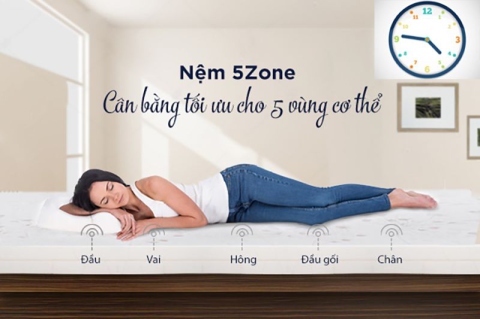 Nệm Cao Su Liên Á FiveZone Có Ưu Điểm Gì Đặc Biệt? Mua Ở Đâu Giá Tốt?