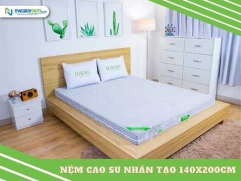 Nệm Cao Su Nhân Tạo 1m4x2m Giá Bao Nhiêu? | Thegioinem.com