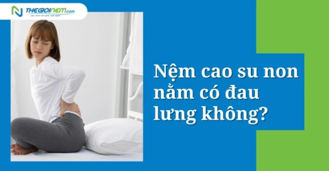 Nệm cao su non nằm có đau lưng không? Sự thật bất ngờ