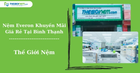 Nệm Everon Khuyến Mãi Giá Rẻ Tại Bình Thạnh | Thegioinem.com