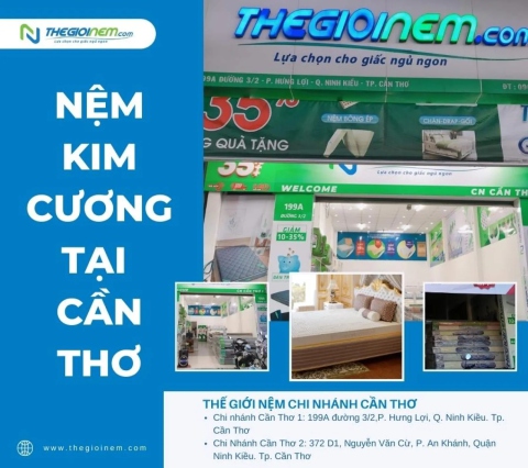 Nệm Kim Cương tại Cần Thơ | Thegioinem.com