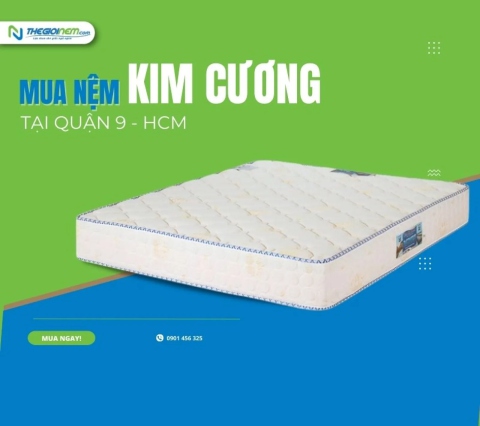 Cửa hàng bán nệm Kim Cương giá rẻ tại Quận 9 | Thegioinem.com