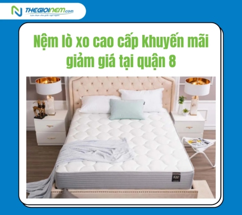 Nệm Lò Xo Cao Cấp Khuyến Mãi Giảm Giá Tại Quận 8 | Thegioinem.com