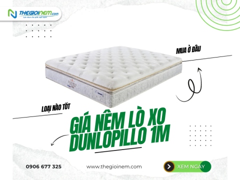 Nệm Lò Xo Dunlopillo 1m Giá Bao Nhiêu? | Thegioinem.com