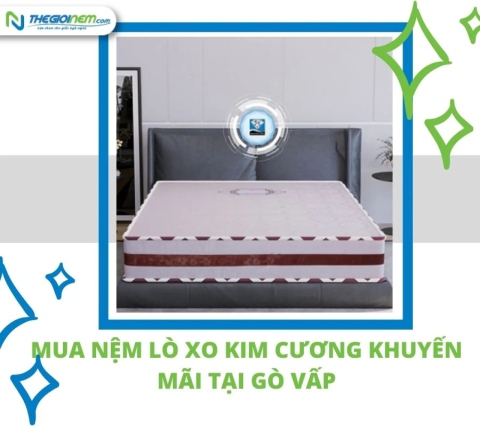 Nệm Lò Xo Kim Cương Khuyến Mãi Giá Rẻ Tại Quận Gò Vấp