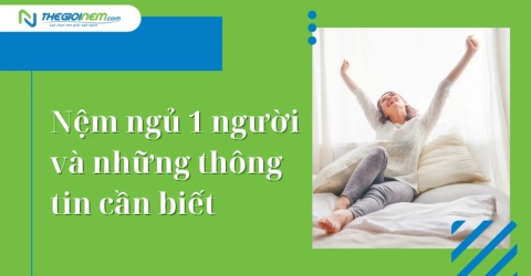 Nệm ngủ 1 người và những thông tin cần biết