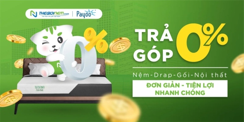 Mua Online Nệm Trả Góp 0% - Đơn Giản Nhanh Chóng - Thế Giới Nệm